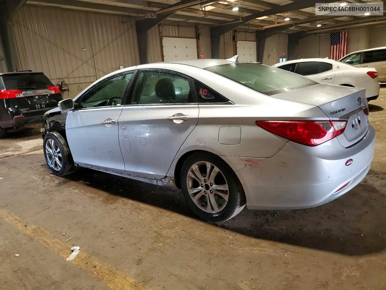 2011 HYUNDAI SONATA VIN 5NPEC4AC8BH001044 — фото 2
