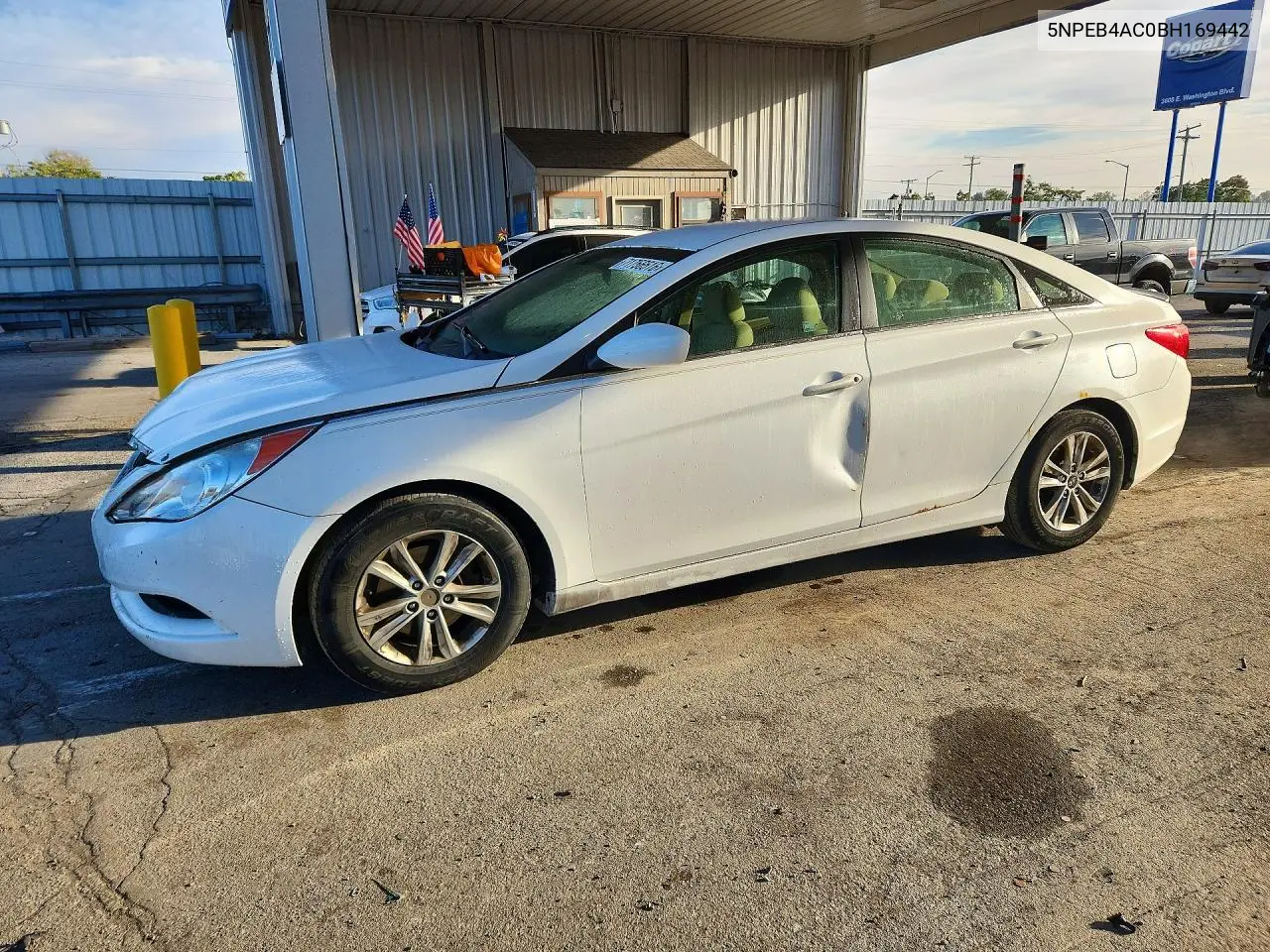 HYUNDAI SONATA 2011, VIN 5NPEB4AC0BH169442