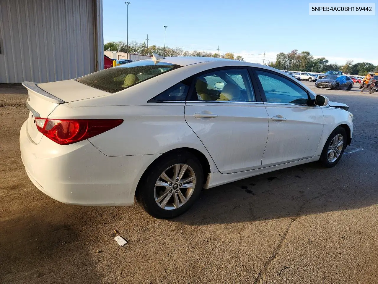 2011 HYUNDAI SONATA VIN 5NPEB4AC0BH169442 — фото 3