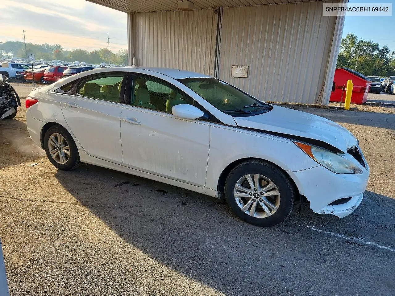 2011 HYUNDAI SONATA VIN 5NPEB4AC0BH169442 — фото 4
