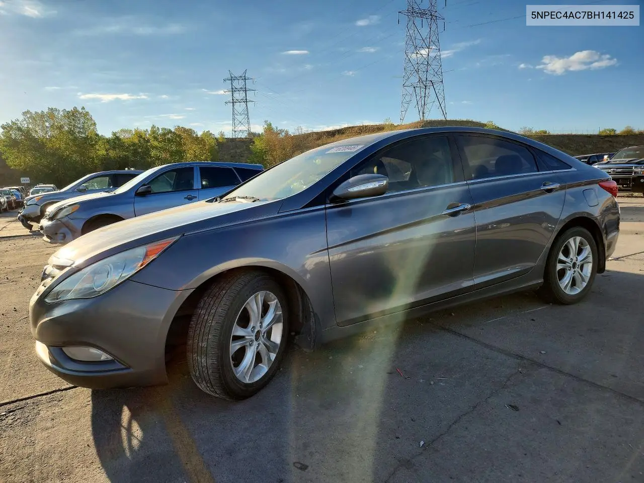 HYUNDAI SONATA 2011, VIN 5NPEC4AC7BH141425