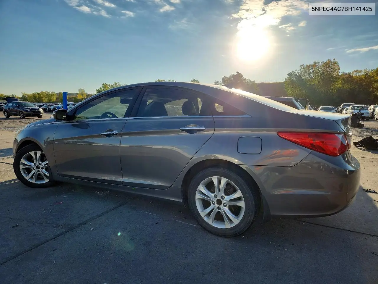 2011 HYUNDAI SONATA VIN 5NPEC4AC7BH141425 — фото 2
