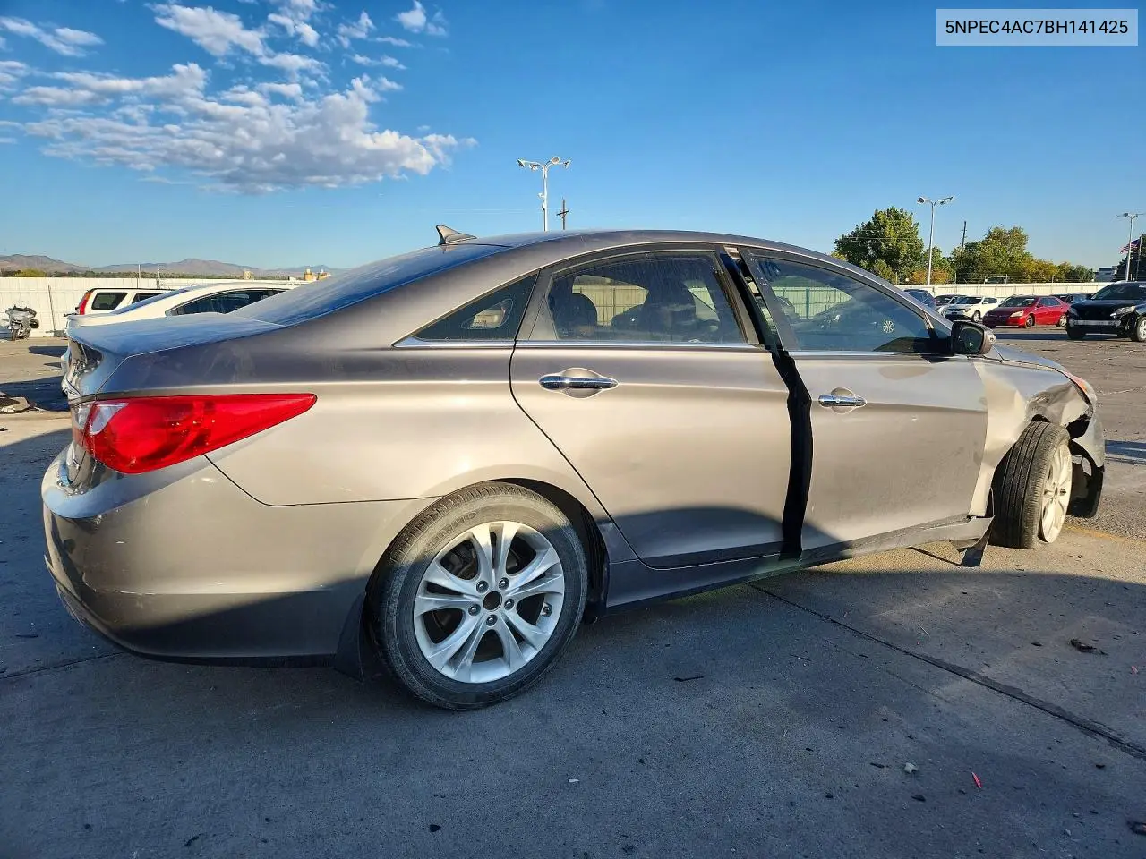 2011 HYUNDAI SONATA VIN 5NPEC4AC7BH141425 — фото 3