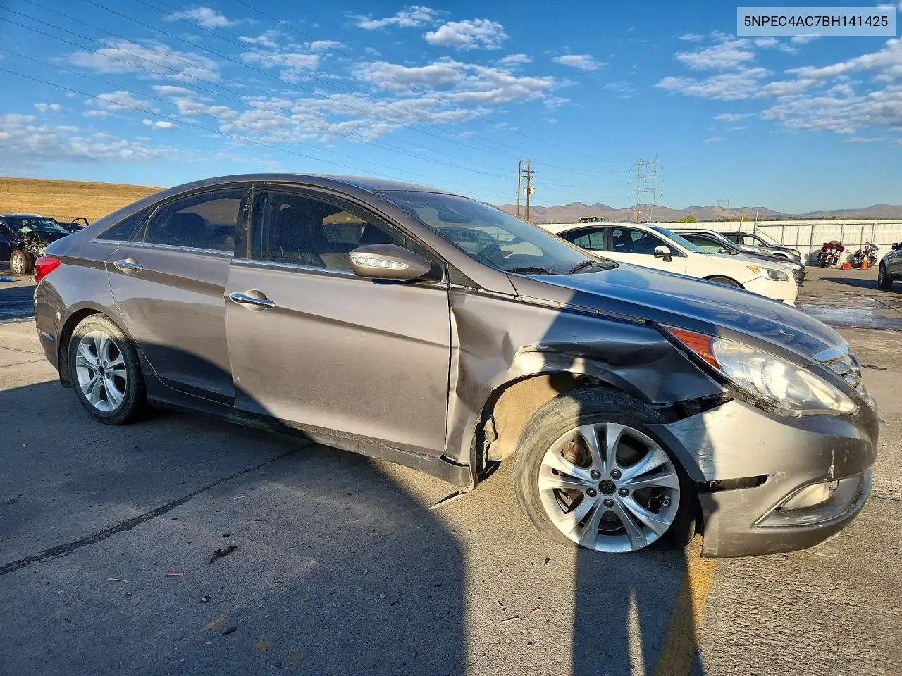 2011 HYUNDAI SONATA VIN 5NPEC4AC7BH141425 — фото 4