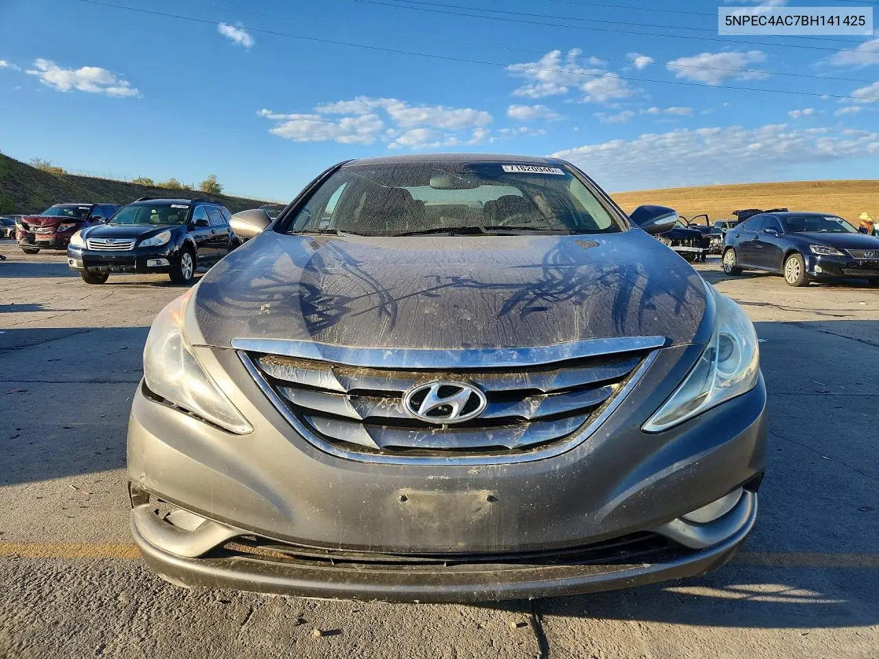 2011 HYUNDAI SONATA VIN 5NPEC4AC7BH141425 — фото 5