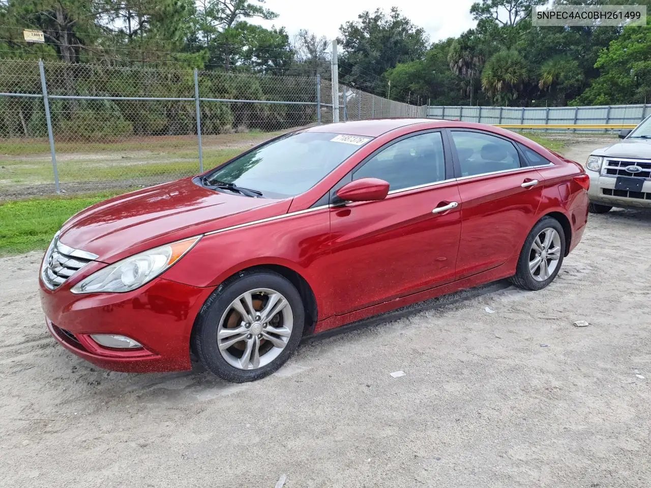 HYUNDAI SONATA 2011, VIN 5NPEC4AC0BH261499