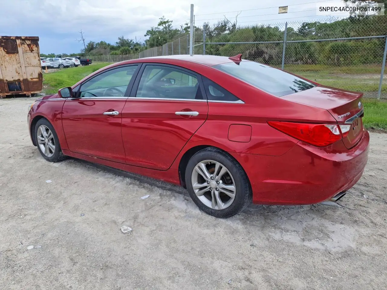 2011 HYUNDAI SONATA VIN 5NPEC4AC0BH261499 — фото 2