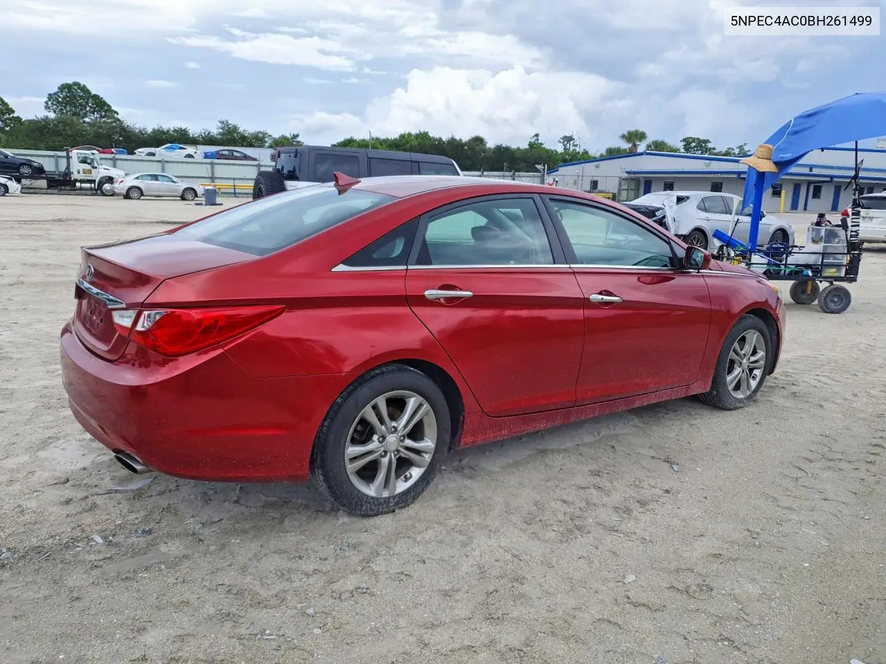 2011 HYUNDAI SONATA VIN 5NPEC4AC0BH261499 — фото 3