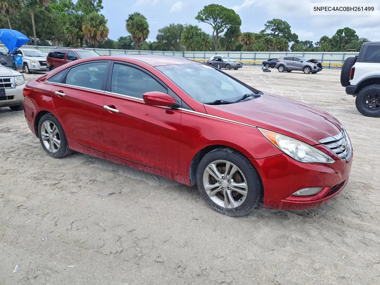 2011 HYUNDAI SONATA VIN 5NPEC4AC0BH261499 — фото 4