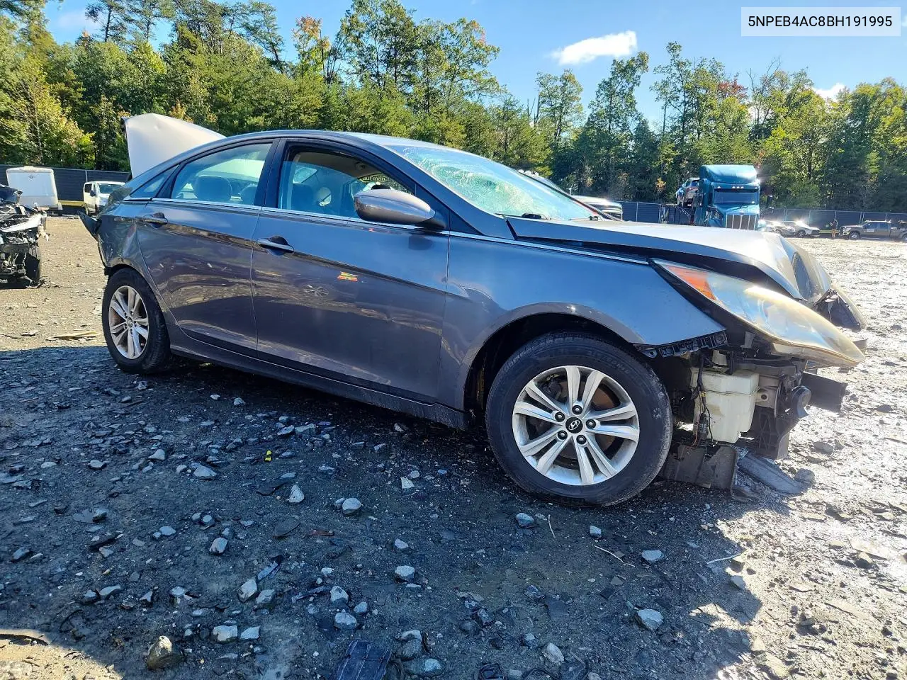 2011 HYUNDAI SONATA VIN 5NPEB4AC8BH191995 — фото 4