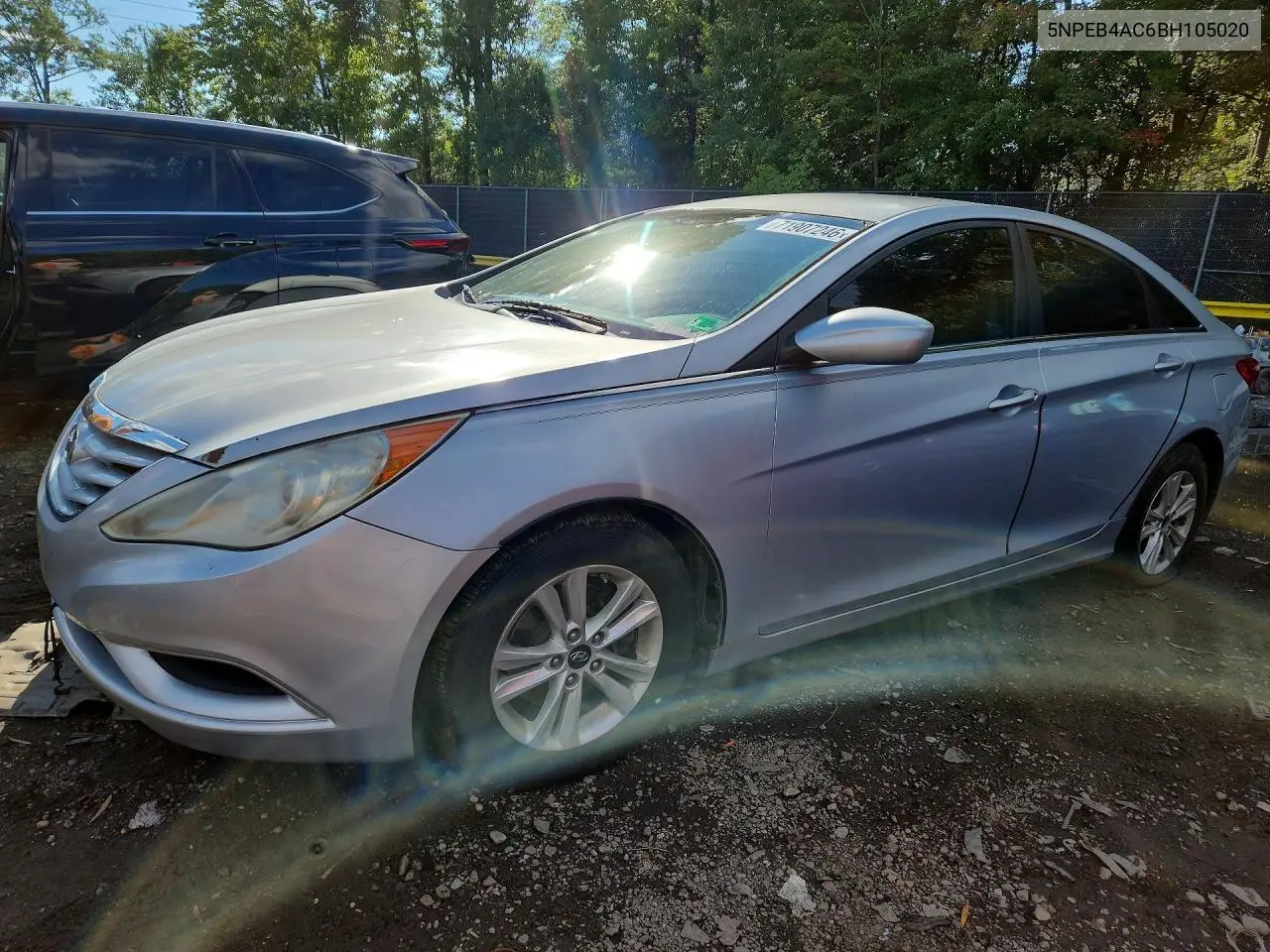 HYUNDAI SONATA 2011, VIN 5NPEB4AC6BH105020