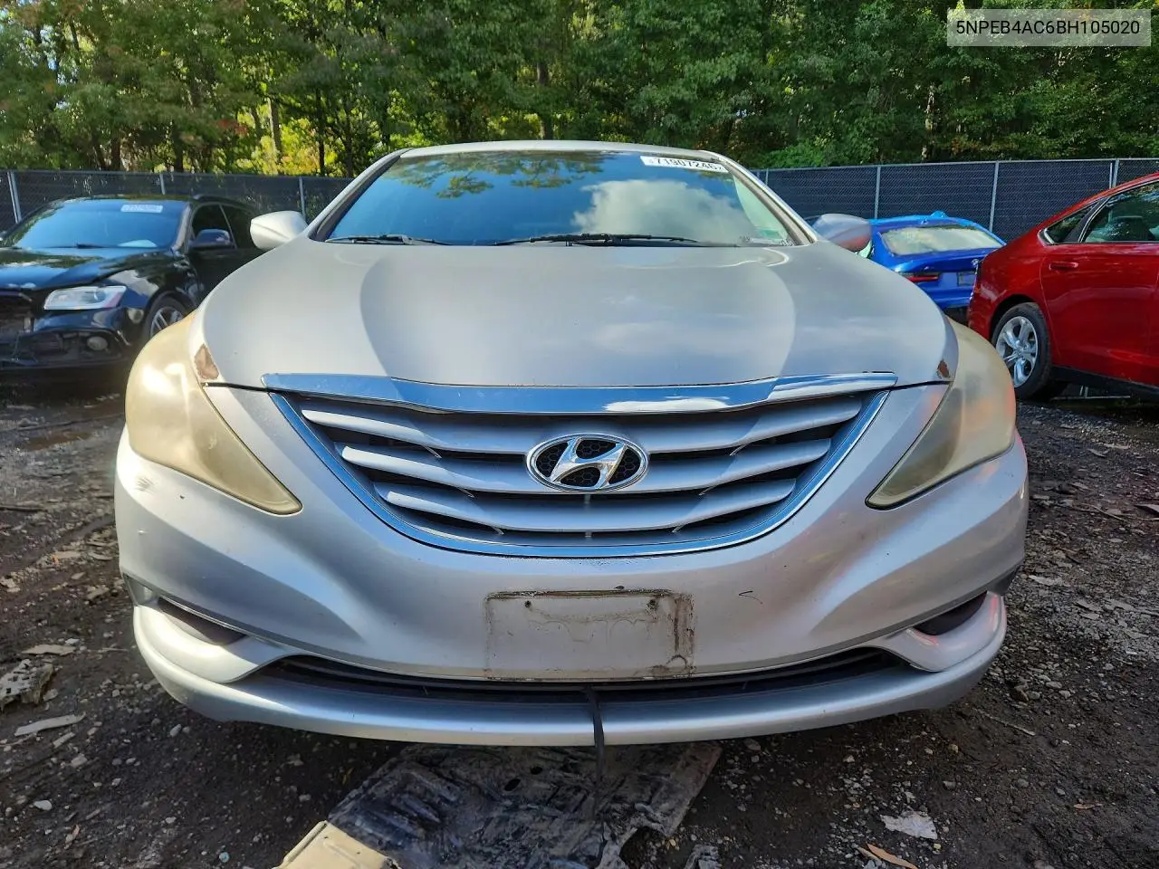 2011 HYUNDAI SONATA VIN 5NPEB4AC6BH105020 — фото 5