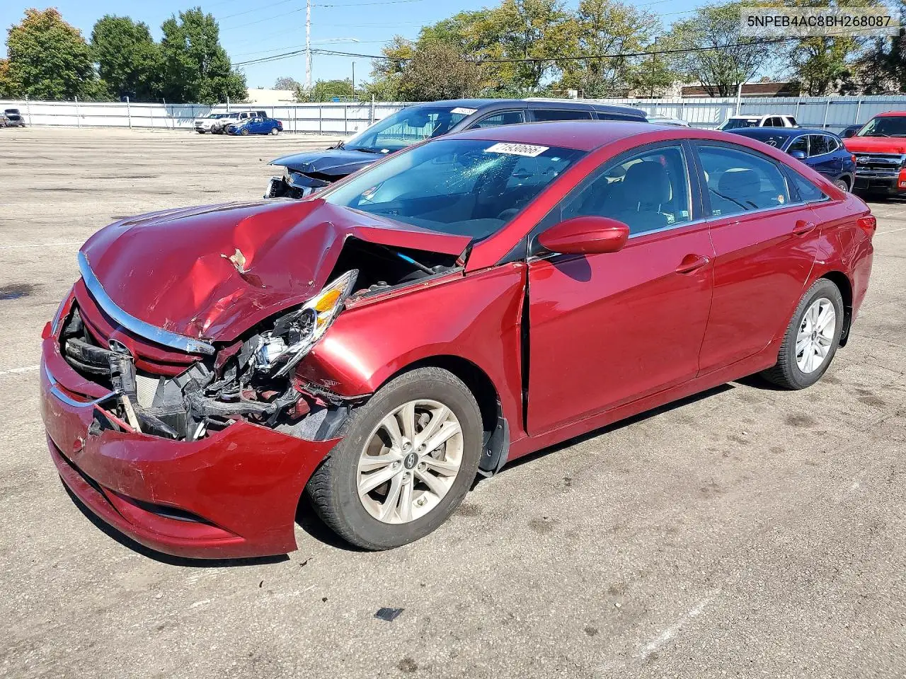 HYUNDAI SONATA 2011, VIN 5NPEB4AC8BH268087