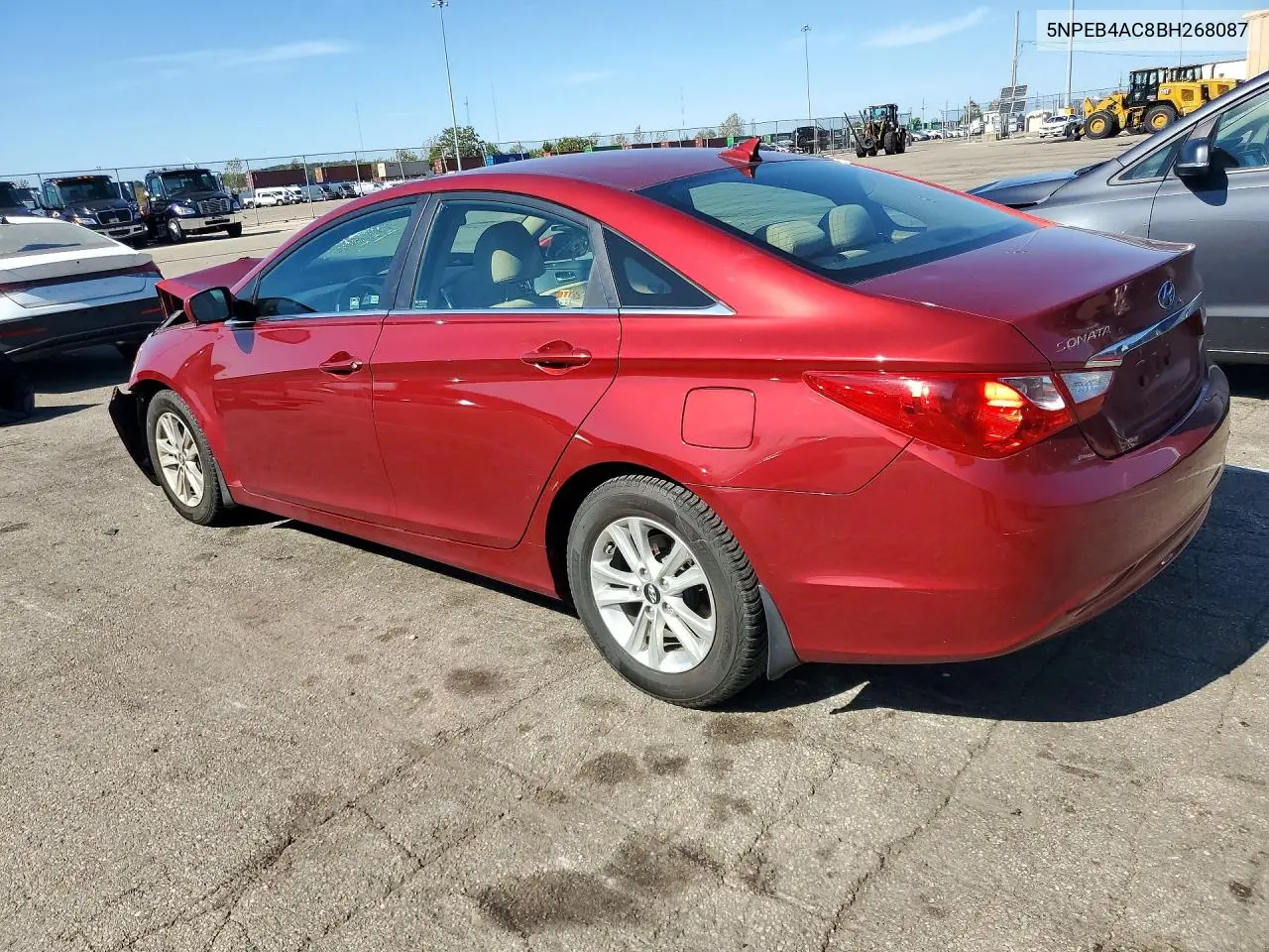 2011 HYUNDAI SONATA VIN 5NPEB4AC8BH268087 — фото 2