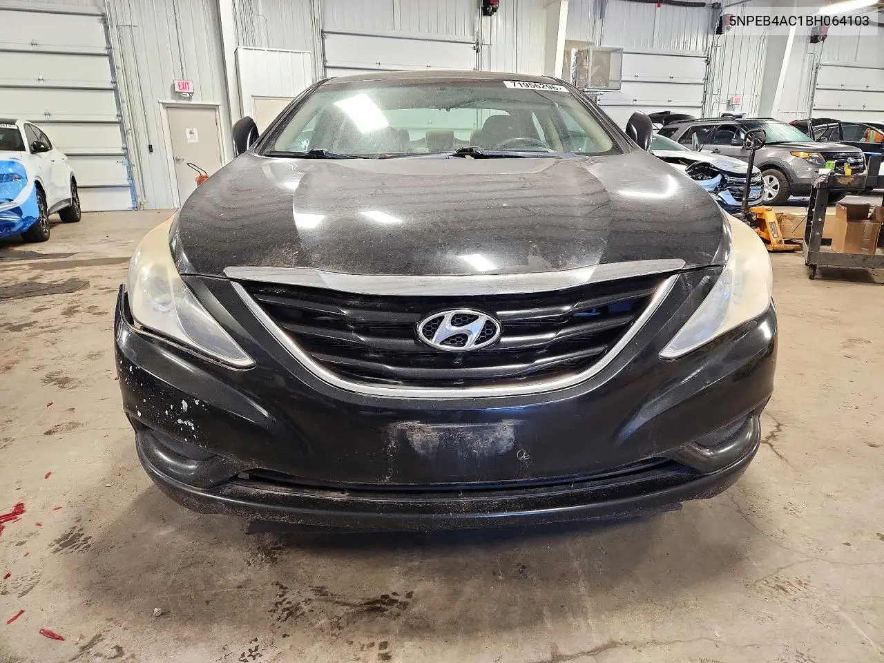 2011 HYUNDAI SONATA VIN 5NPEB4AC1BH064103 — фото 5