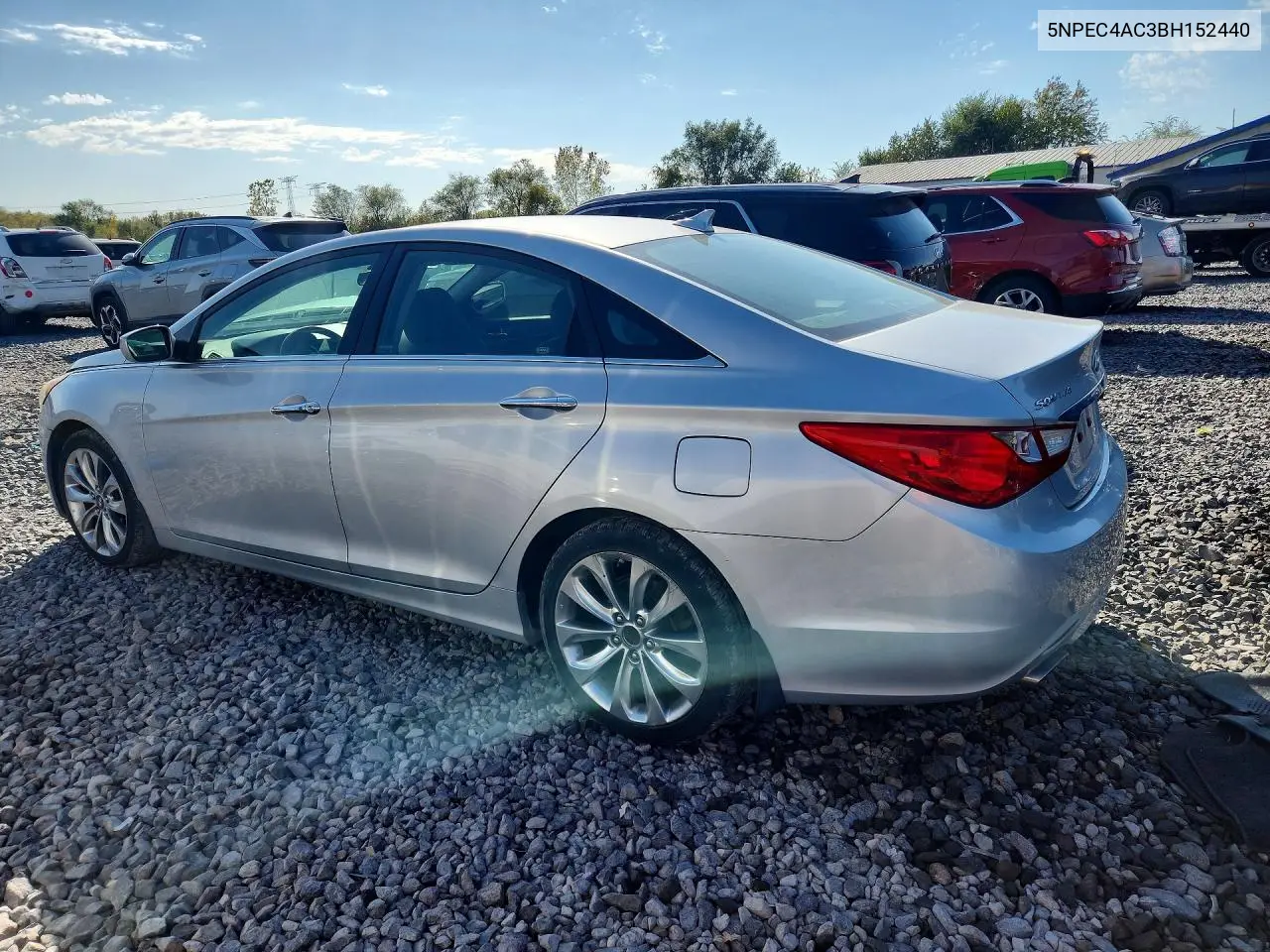 2011 HYUNDAI SONATA VIN 5NPEC4AC3BH152440 — фото 2