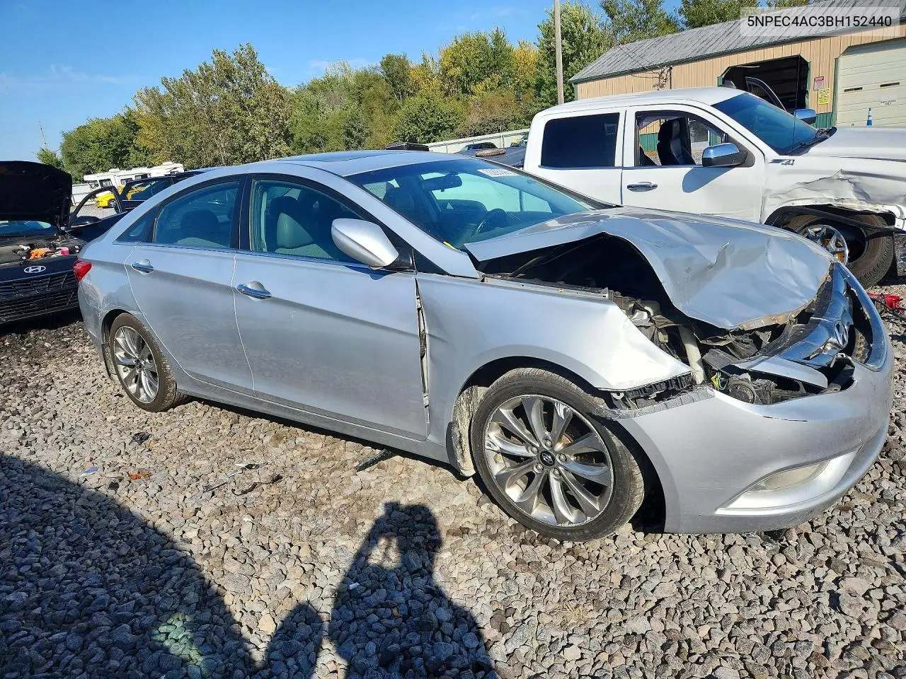2011 HYUNDAI SONATA VIN 5NPEC4AC3BH152440 — фото 4
