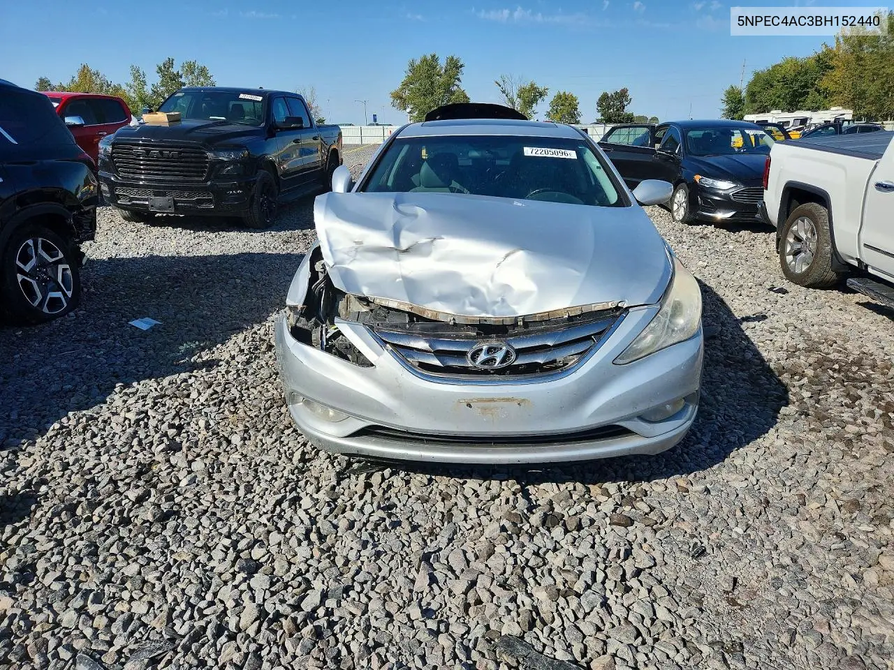 2011 HYUNDAI SONATA VIN 5NPEC4AC3BH152440 — фото 5