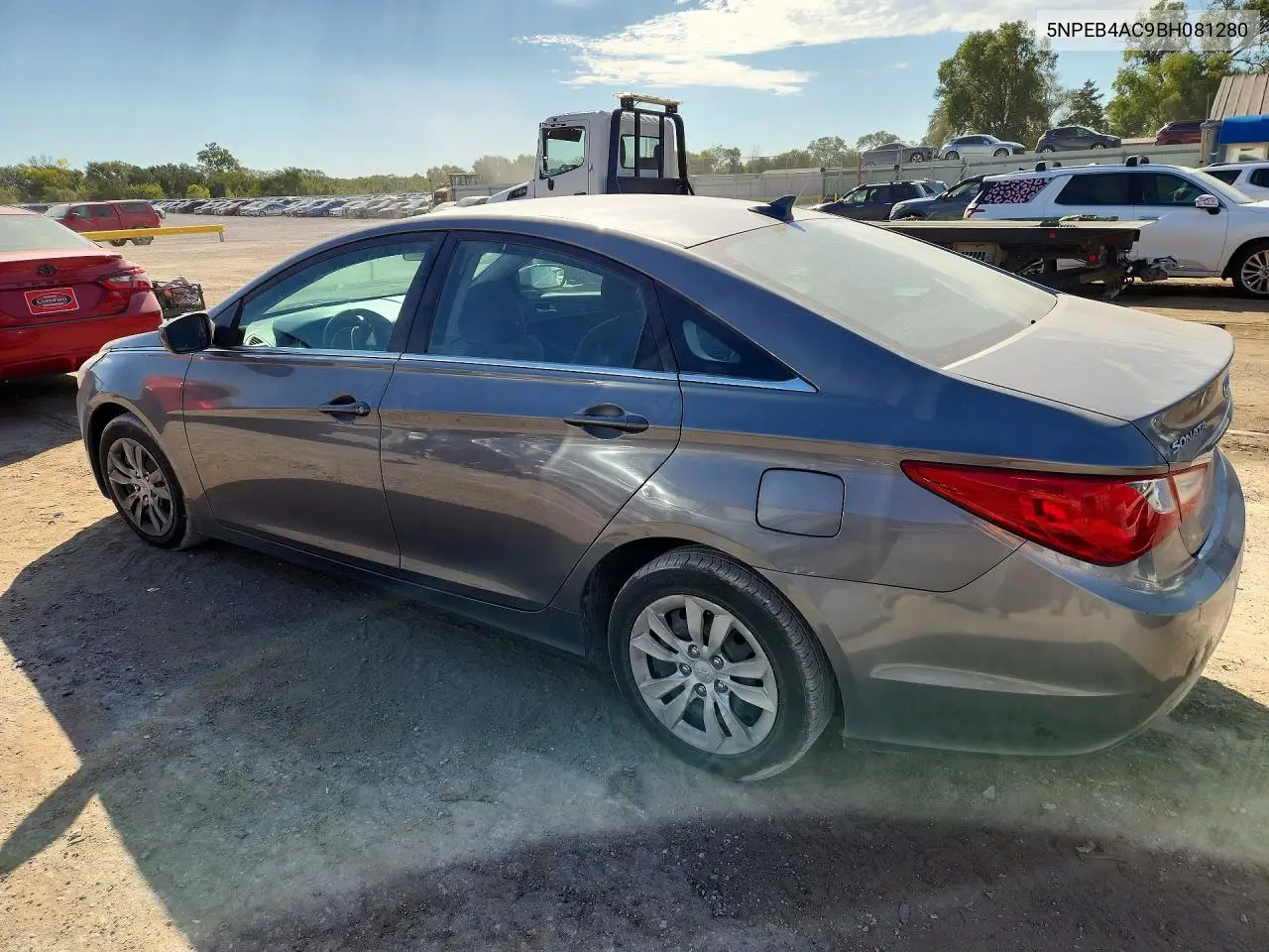 2011 HYUNDAI SONATA VIN 5NPEB4AC9BH081280 — фото 2