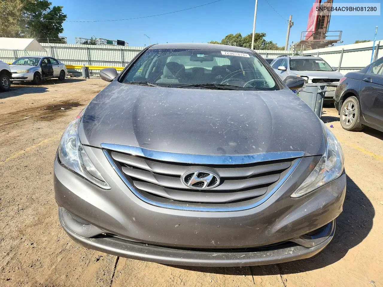 2011 HYUNDAI SONATA VIN 5NPEB4AC9BH081280 — фото 5