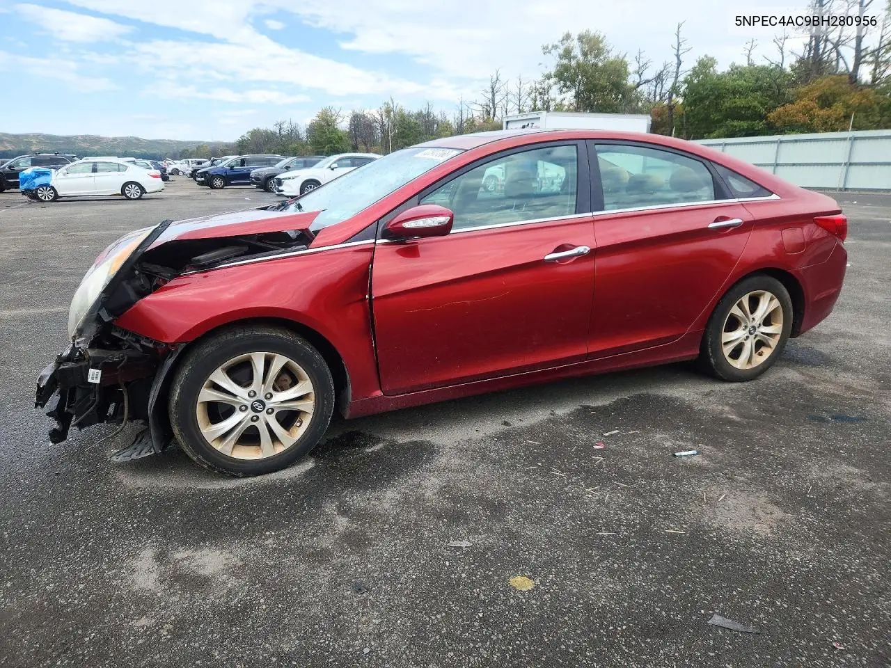HYUNDAI SONATA 2011, VIN 5NPEC4AC9BH280956