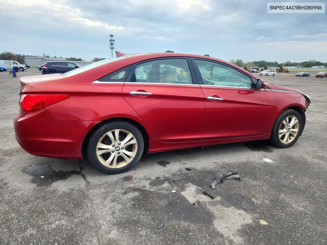 2011 HYUNDAI SONATA VIN 5NPEC4AC9BH280956 — фото 3