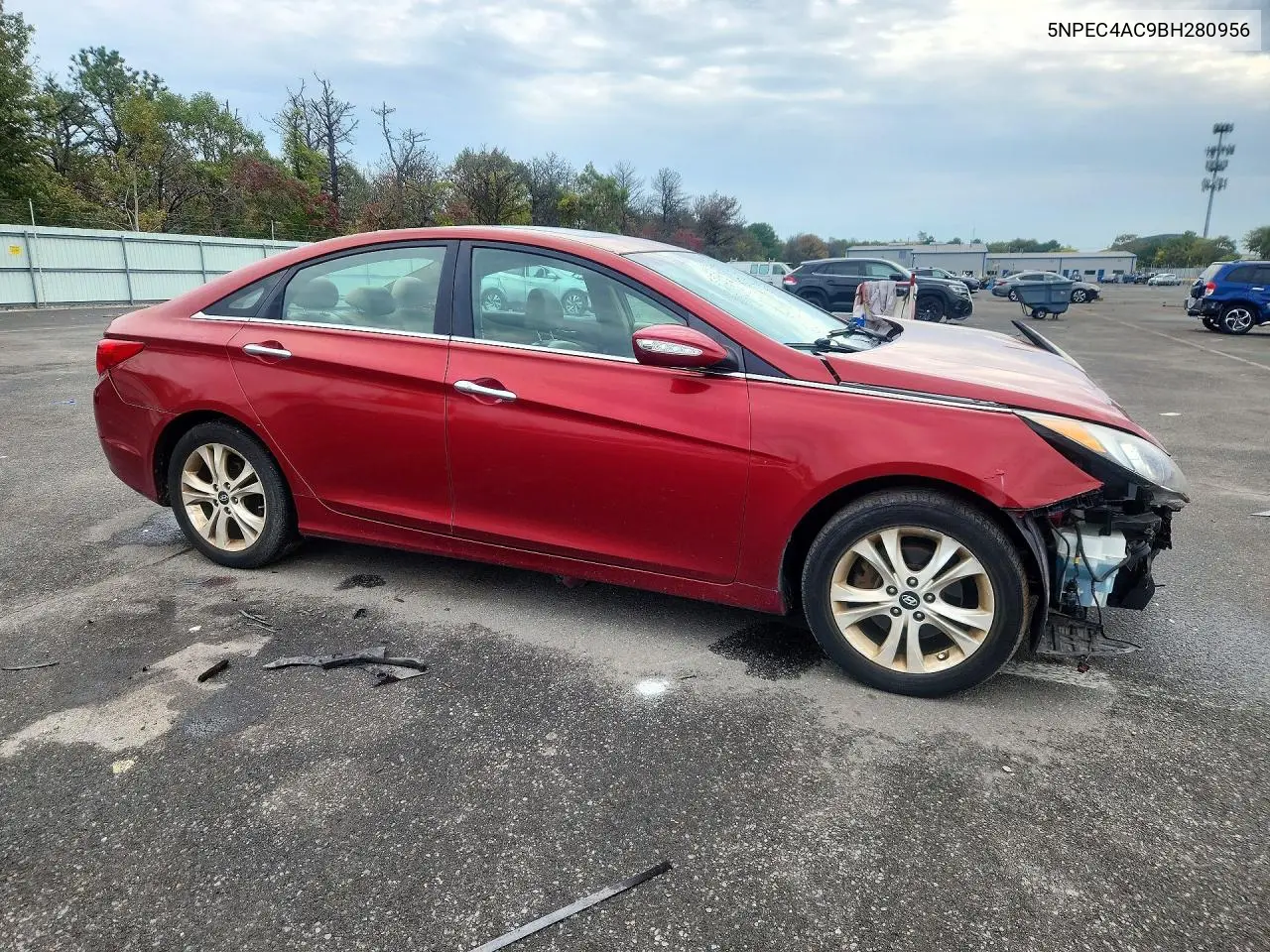 2011 HYUNDAI SONATA VIN 5NPEC4AC9BH280956 — фото 4