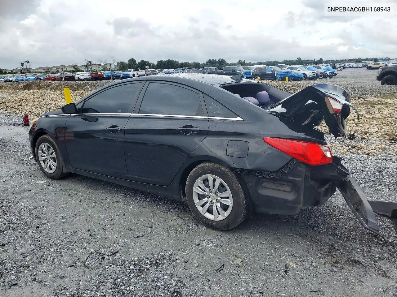 2011 HYUNDAI SONATA VIN 5NPEB4AC6BH168943 — фото 2