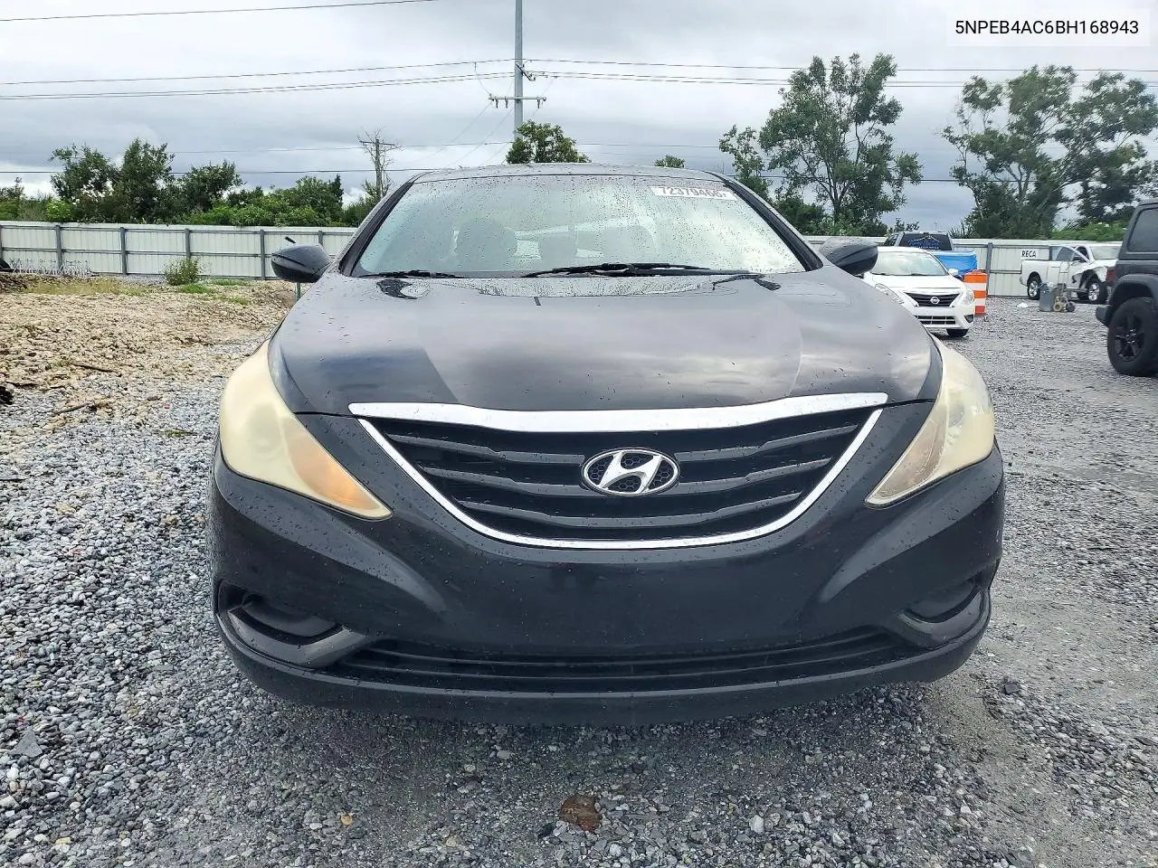 2011 HYUNDAI SONATA VIN 5NPEB4AC6BH168943 — фото 5