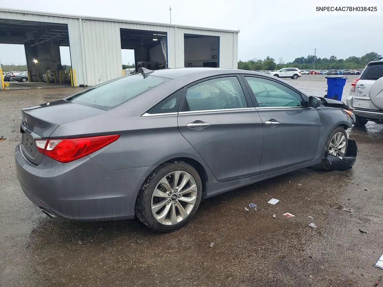 2011 HYUNDAI SONATA VIN 5NPEC4AC7BH038425 — фото 3