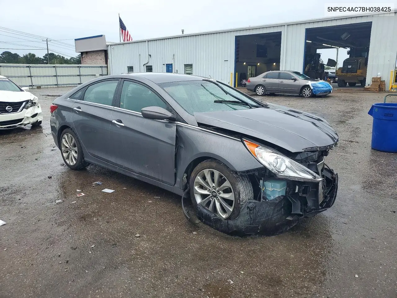 2011 HYUNDAI SONATA VIN 5NPEC4AC7BH038425 — фото 4