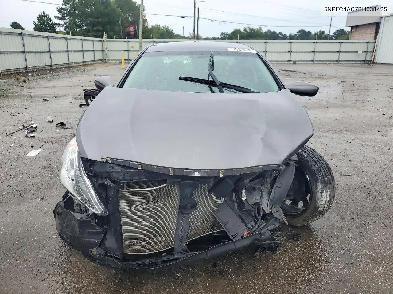 2011 HYUNDAI SONATA VIN 5NPEC4AC7BH038425 — фото 5