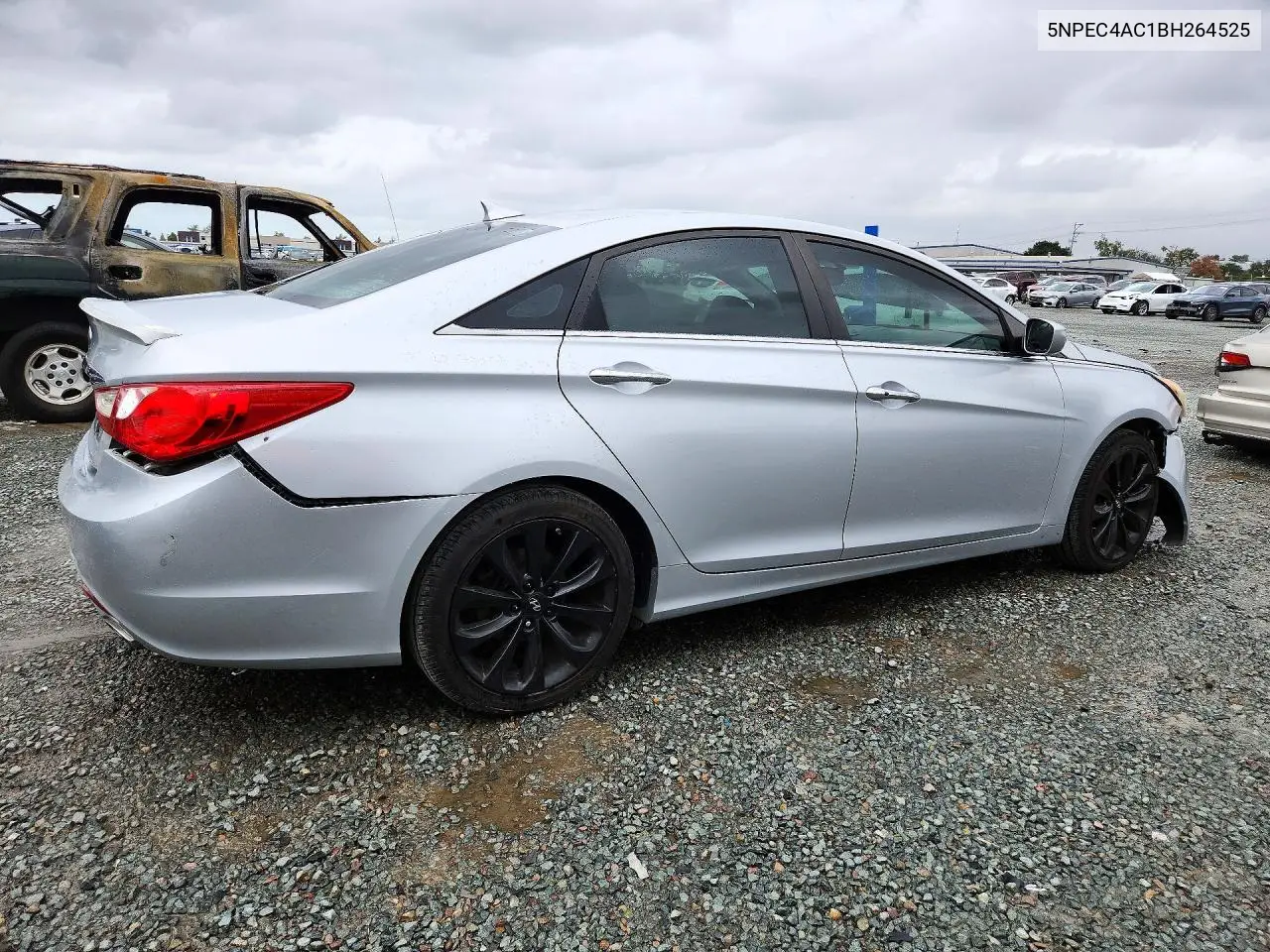 2011 HYUNDAI SONATA VIN 5NPEC4AC1BH264525 — фото 3