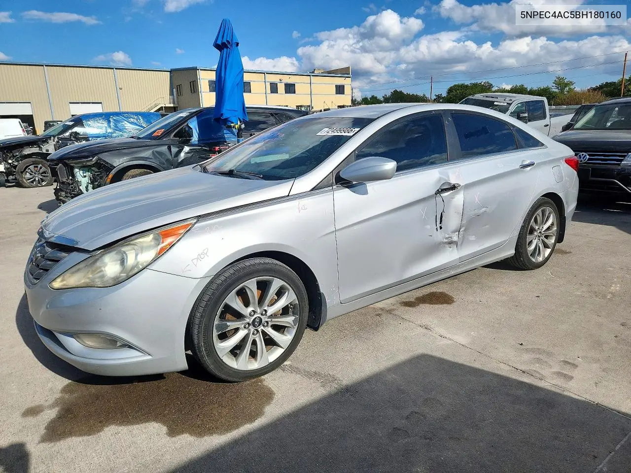 HYUNDAI SONATA 2011, VIN 5NPEC4AC5BH180160