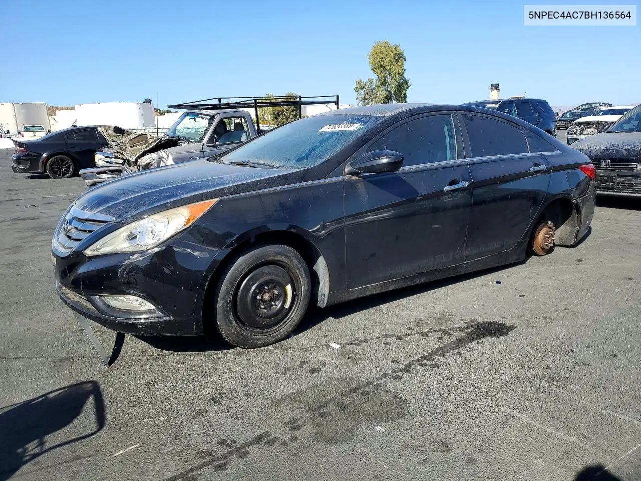 HYUNDAI SONATA 2011, VIN 5NPEC4AC7BH136564