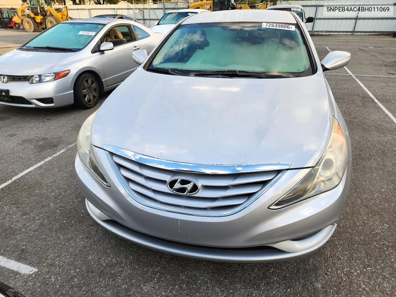 2011 HYUNDAI SONATA VIN 5NPEB4AC4BH011069 — фото 5
