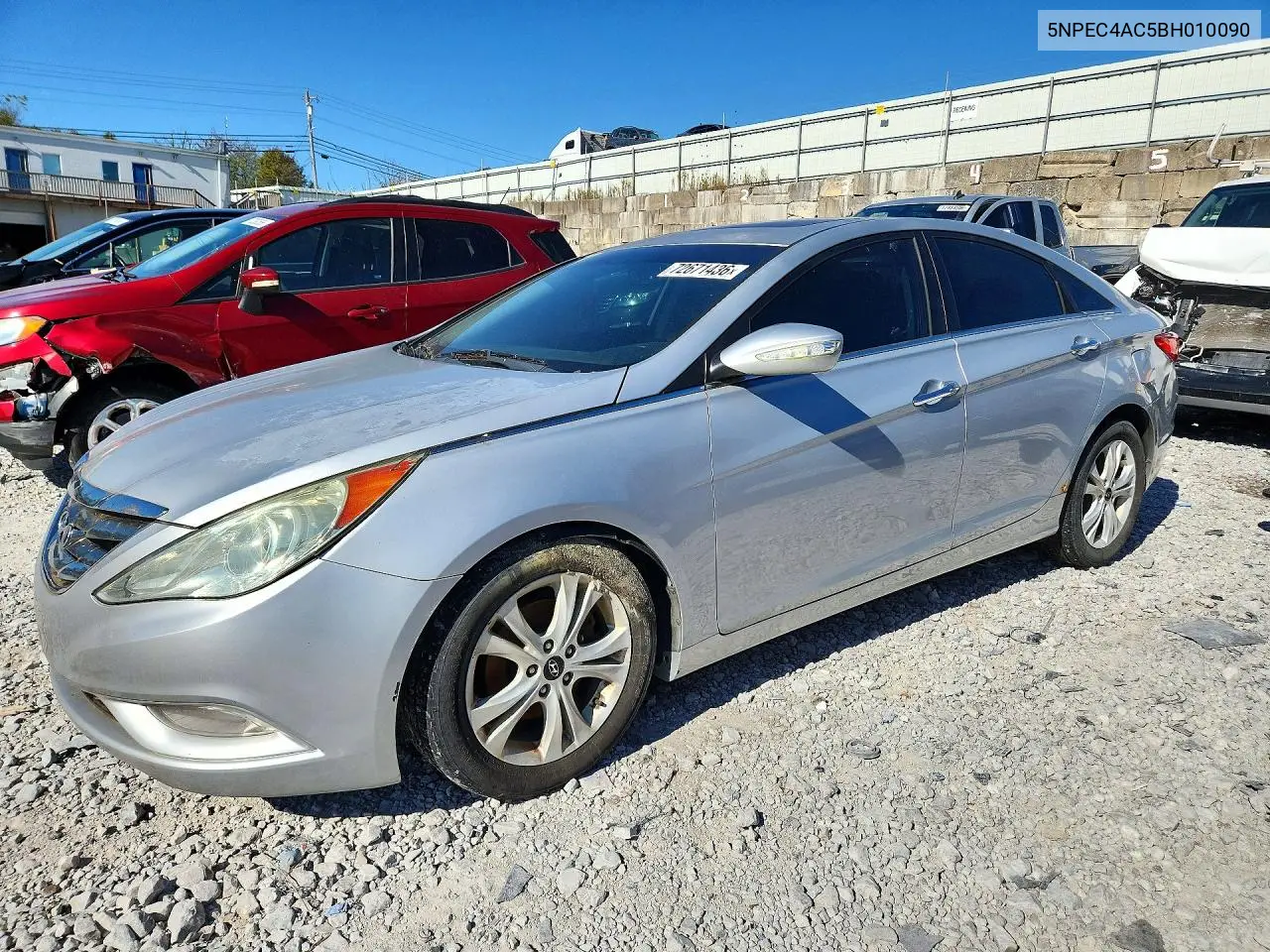 HYUNDAI SONATA 2011, VIN 5NPEC4AC5BH010090