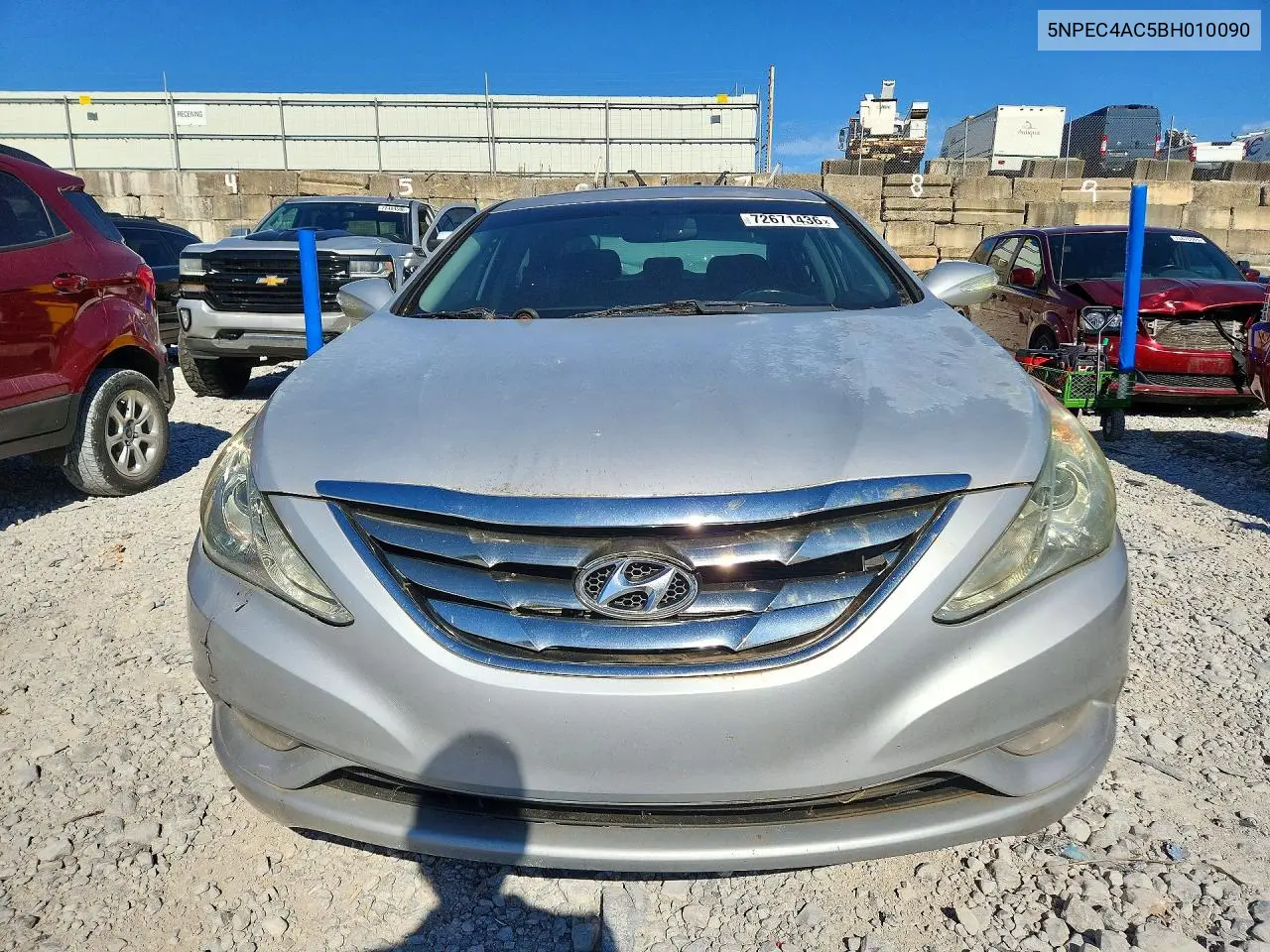 2011 HYUNDAI SONATA VIN 5NPEC4AC5BH010090 — фото 5