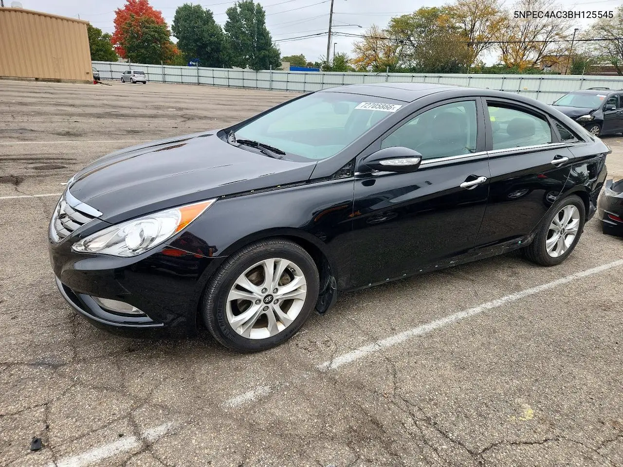 HYUNDAI SONATA 2011, VIN 5NPEC4AC3BH125545