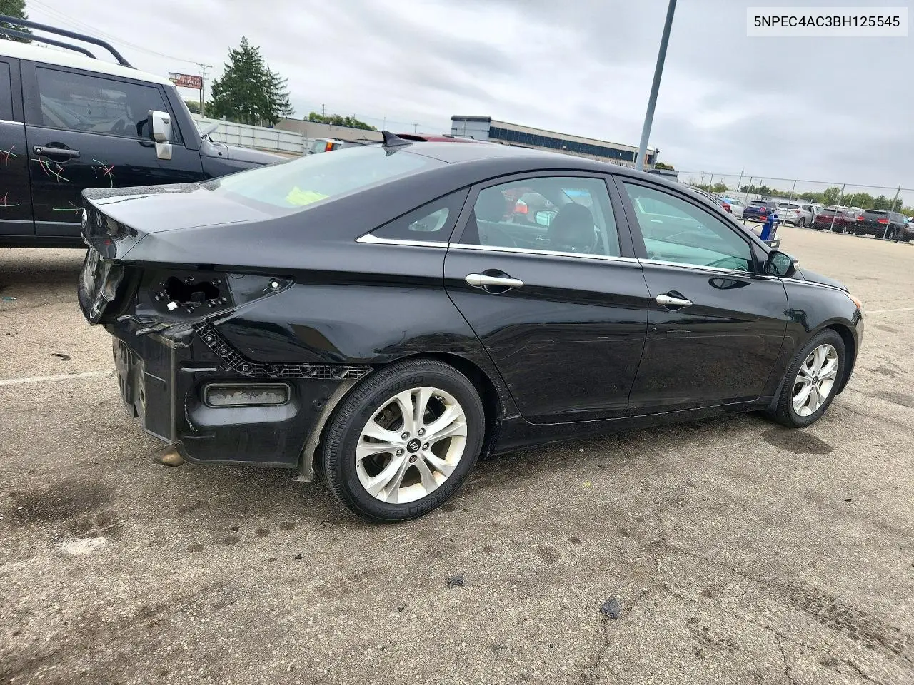2011 HYUNDAI SONATA VIN 5NPEC4AC3BH125545 — фото 3