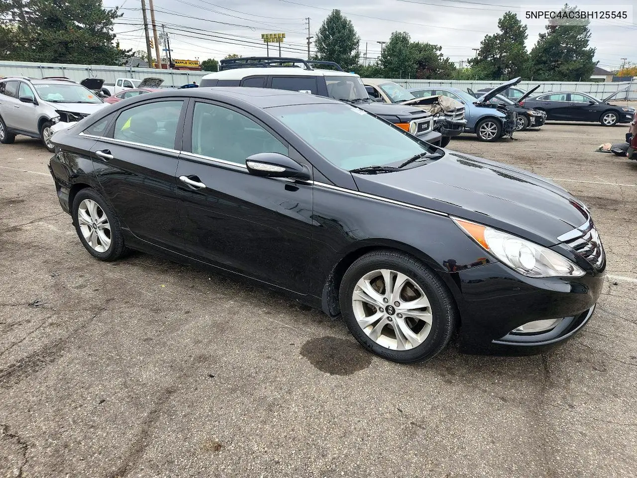 2011 HYUNDAI SONATA VIN 5NPEC4AC3BH125545 — фото 4