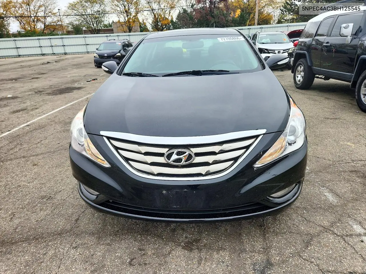 2011 HYUNDAI SONATA VIN 5NPEC4AC3BH125545 — фото 5
