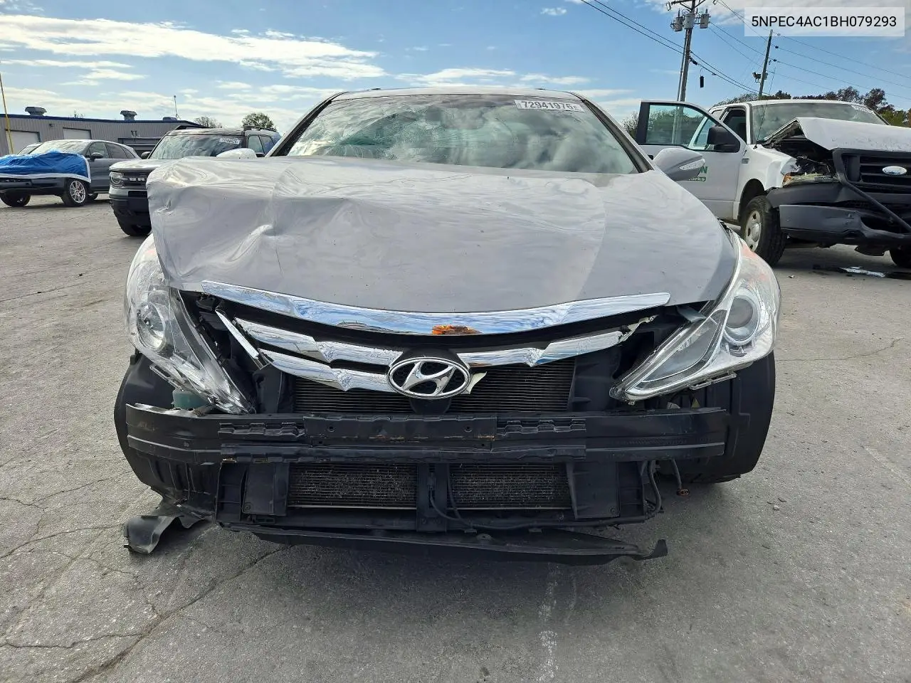 2011 HYUNDAI SONATA VIN 5NPEC4AC1BH079293 — фото 5