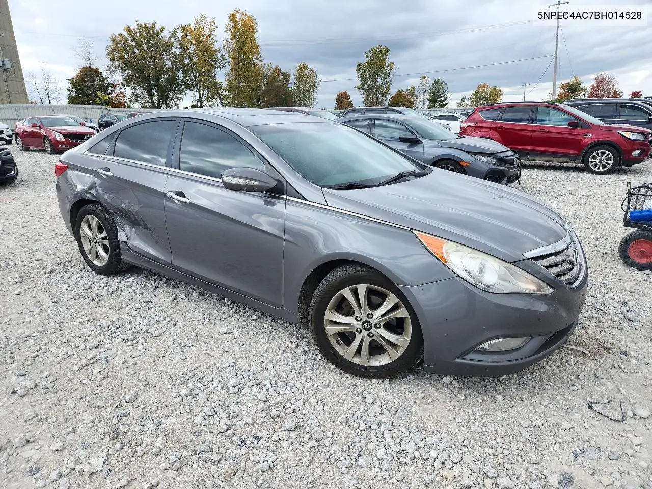 2011 HYUNDAI SONATA VIN 5NPEC4AC7BH014528 — фото 4