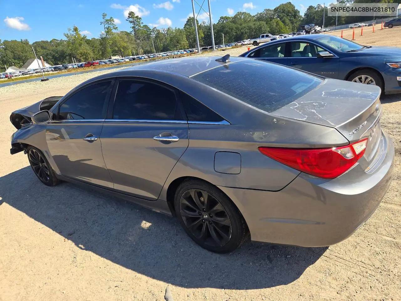 2011 HYUNDAI SONATA VIN 5NPEC4AC8BH281810 — фото 2