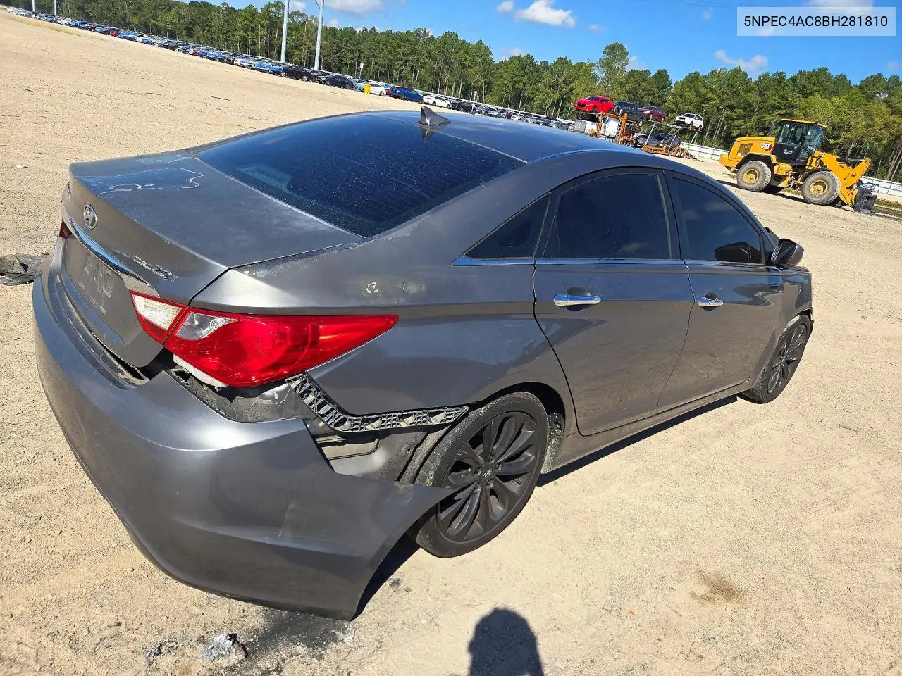 2011 HYUNDAI SONATA VIN 5NPEC4AC8BH281810 — фото 3