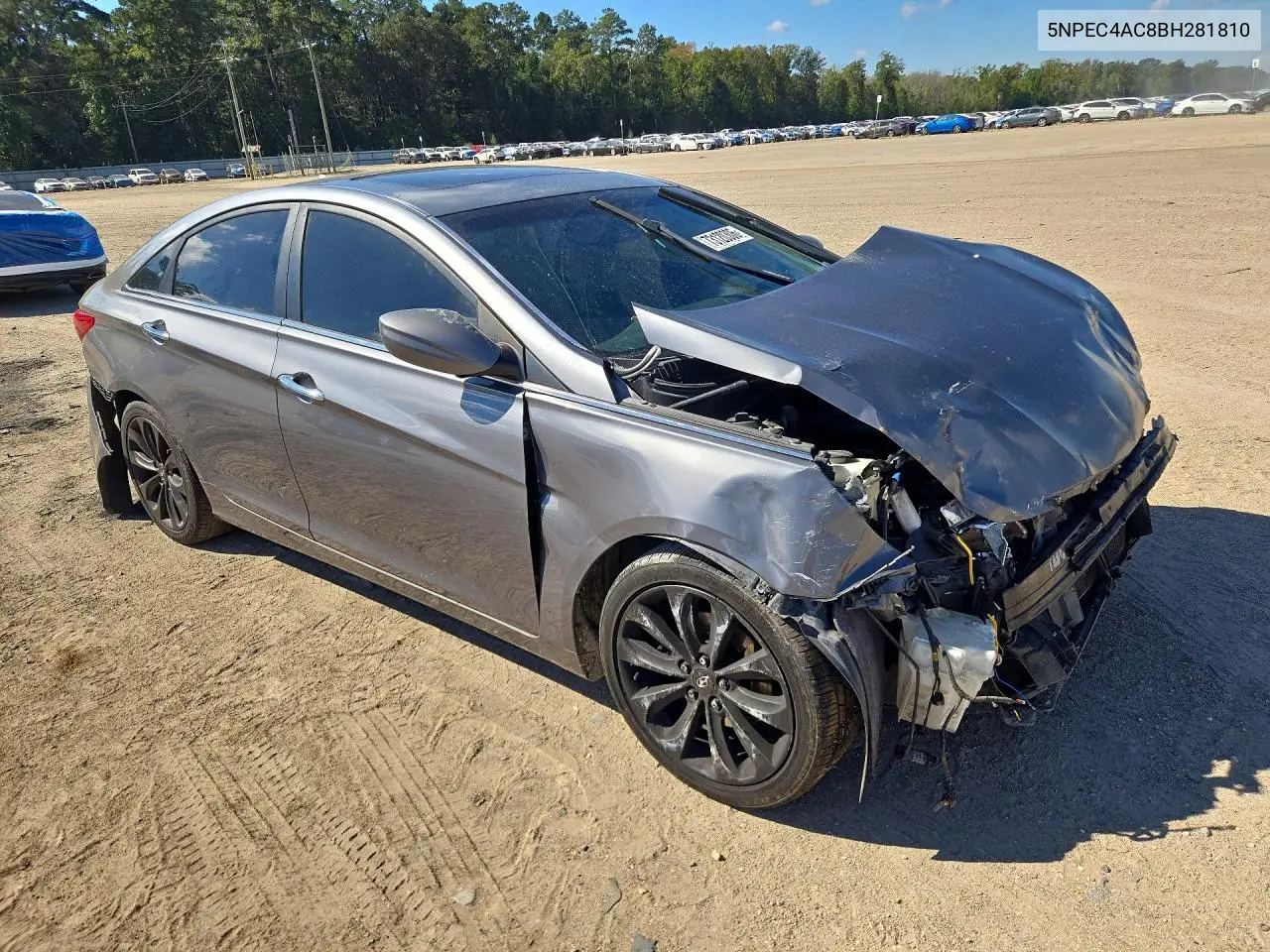 2011 HYUNDAI SONATA VIN 5NPEC4AC8BH281810 — фото 4