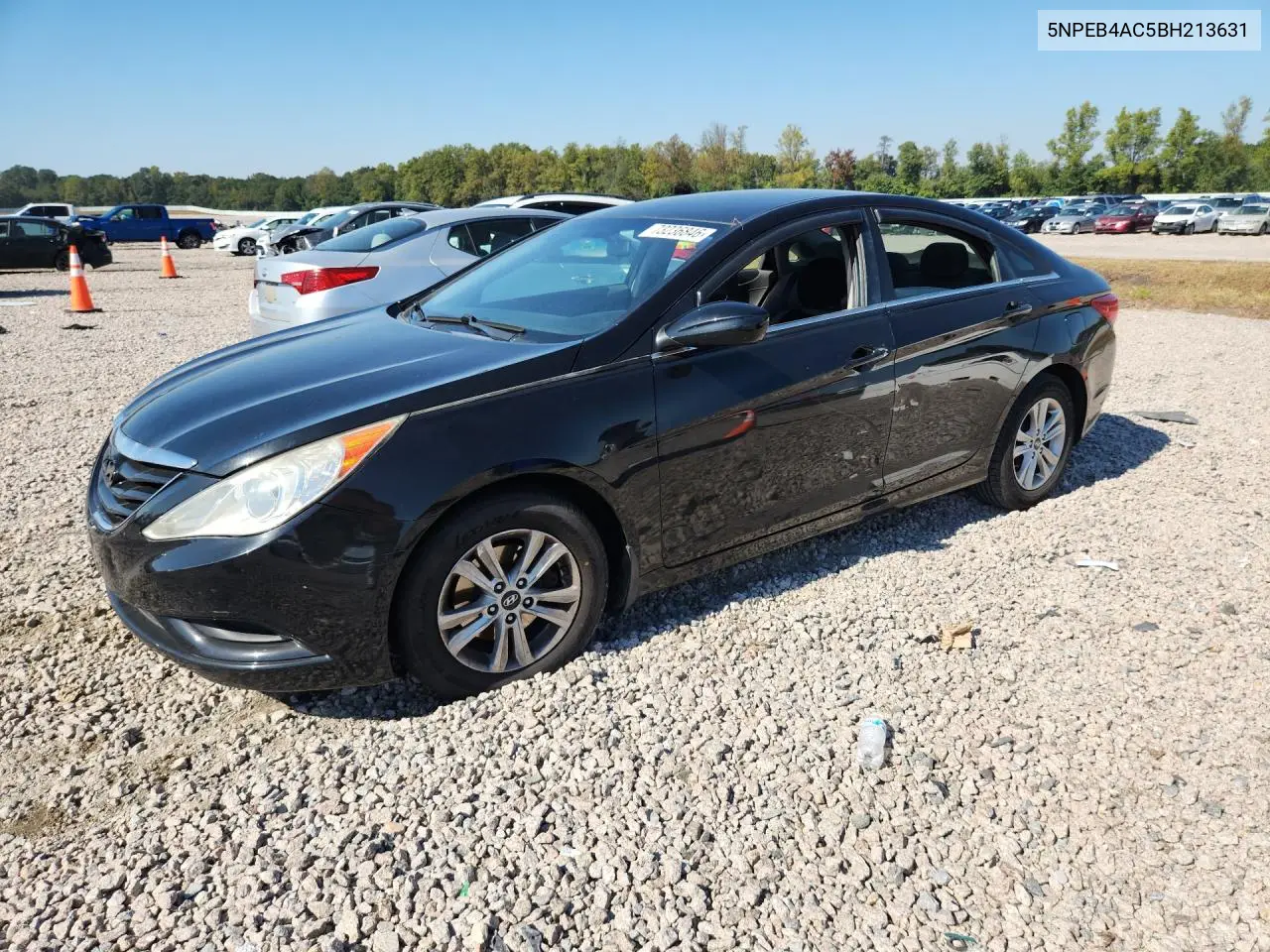HYUNDAI SONATA 2011, VIN 5NPEB4AC5BH213631