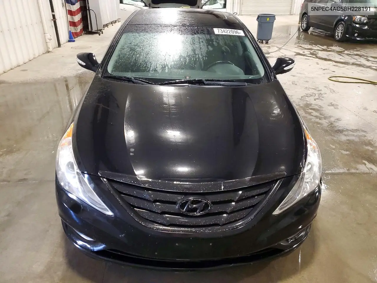2011 HYUNDAI SONATA VIN 5NPEC4AC5BH228191 — фото 5