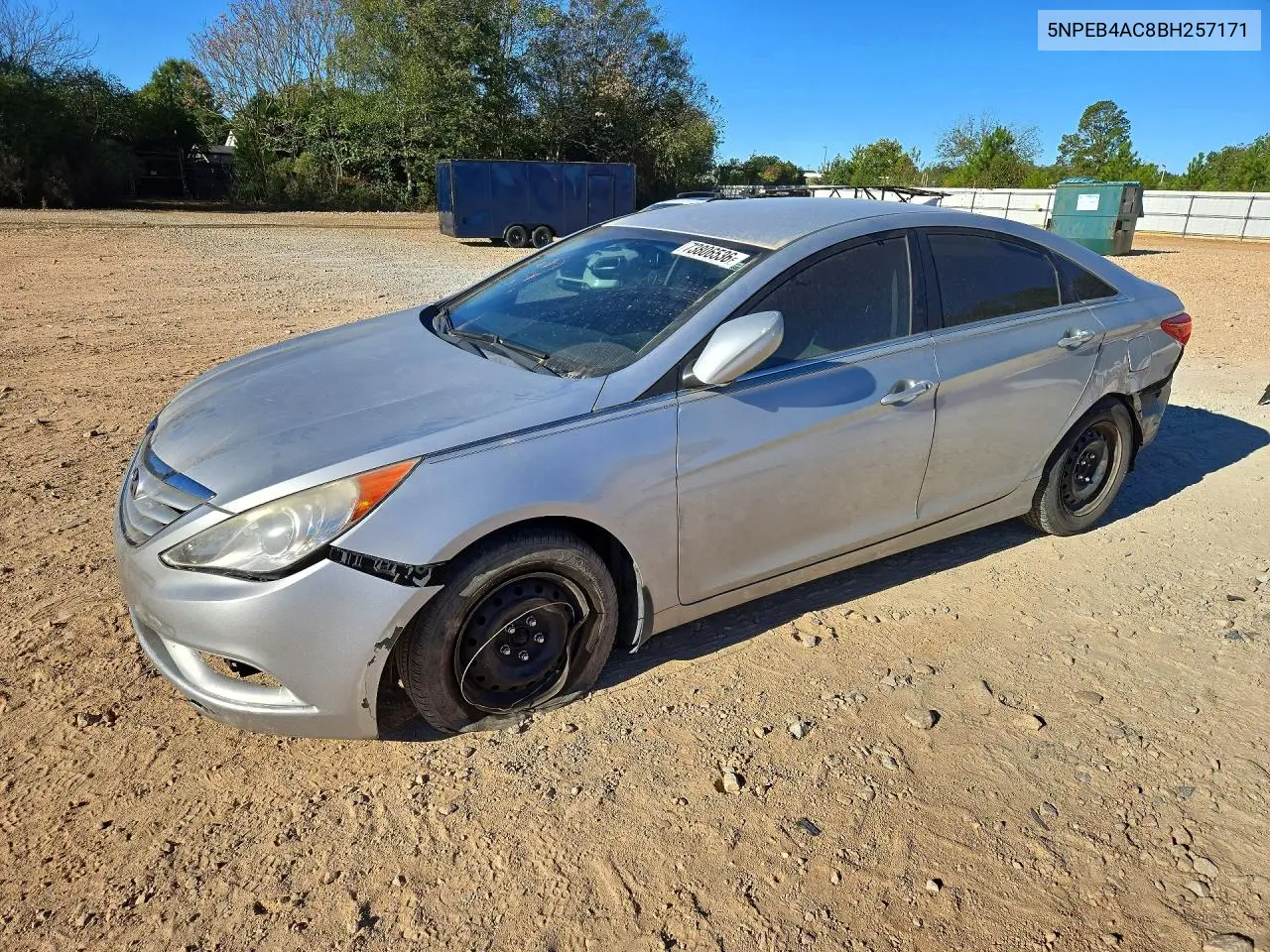 HYUNDAI SONATA 2011, VIN 5NPEB4AC8BH257171